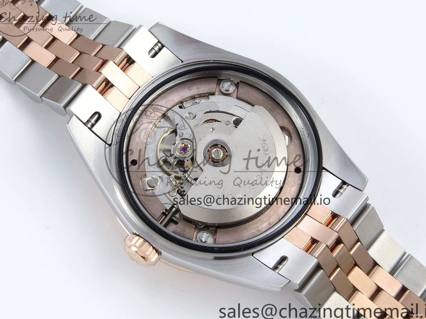 Bezel Diamonds DateJust 278381RBR Diamonds ARF 904L 1:1 Steel Dial Bracelet SS RG 31 Jubilee Edition Brown Best on ETA 2688 0402